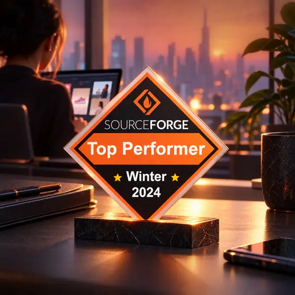 SourceForge Top Performer award badge for Winter 2024